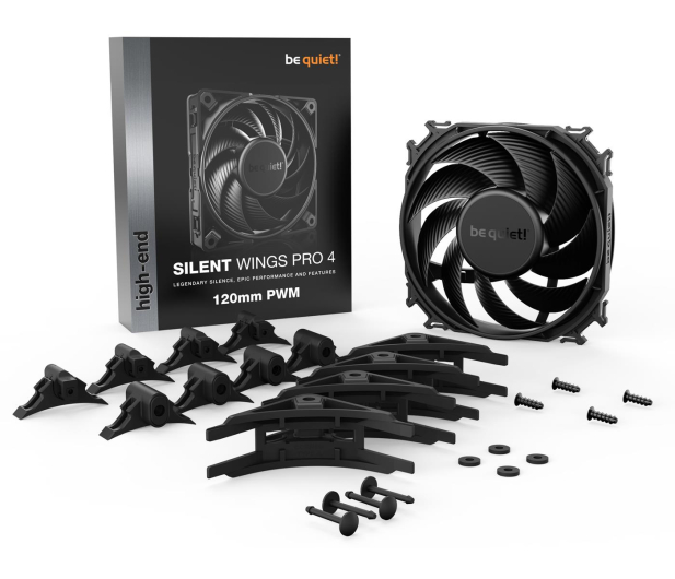 BE QUIET! Silent Wings Pro 4 120mm PWM BL098 - 1057886 - zdjęcie 4